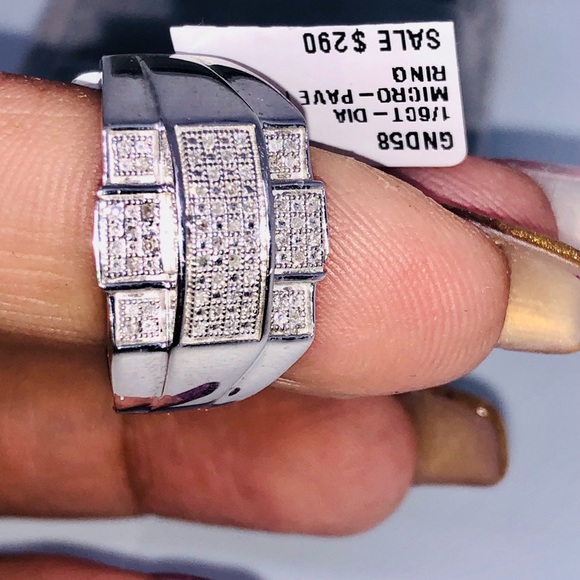 Mens real genuine diamond cross ring best gift ever huge sale NOT CZ not fake - Picture 7 of 10